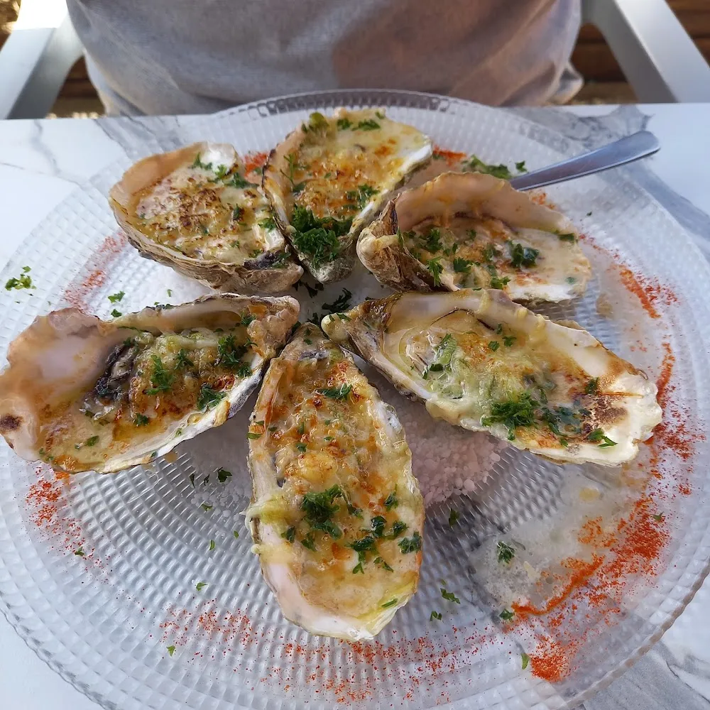Huitres Gratinées
