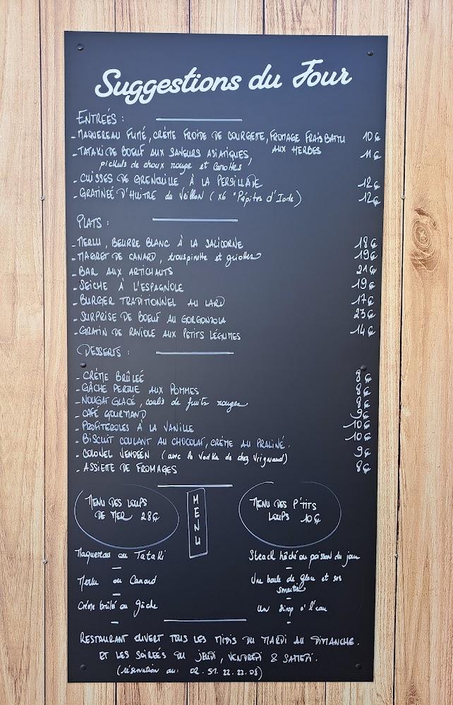 Les Loups de Mer - Menu Image 1